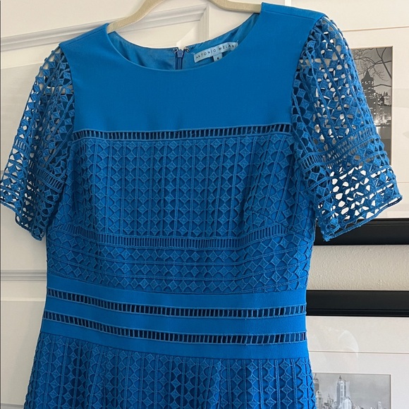 ANTONIO MELANI Royal Blue Midi Dress - Picture 2 of 2